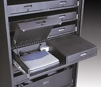 Notebook storage area