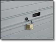 Optional security locking bar